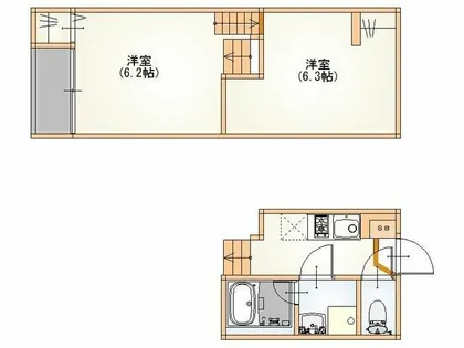 エルカンファドゥーエ【103号室】の間取り