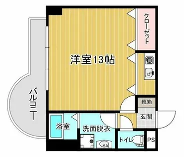 モア・フィールド天神南【302号室】の間取り