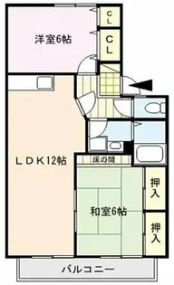 グリーンタウン津留崎【2階】の間取り