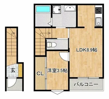 メゾングレイス上津【2階】の間取り
