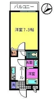 メナメゾン日根野【2階】の間取り