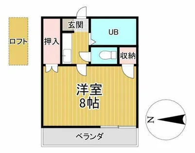 メゾンブランセ【603号室】の間取り