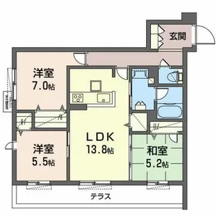 Belle Felicia【1階】の間取り