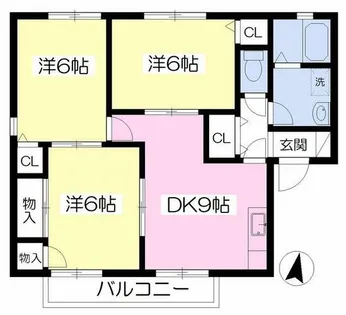 セジュール藤光A【201号室】の間取り
