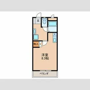 レジデンス高松【7階】の間取り