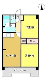 レ・ミレジム【301号室】の間取り