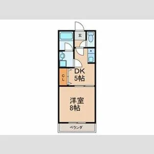 KA-SA浪打【3階】の間取り