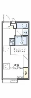 レオパレステイルザウエスト【2階】の間取り