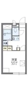 レオパレスヲビレ436【2階】の間取り