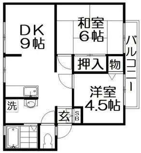 サンビーム元町【2階】の間取り