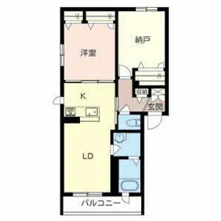 シャーメゾン長堂【2階】の間取り