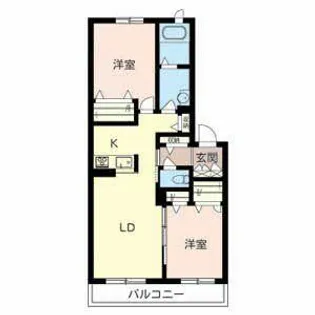 シャーメゾン原田元町【2階】の間取り