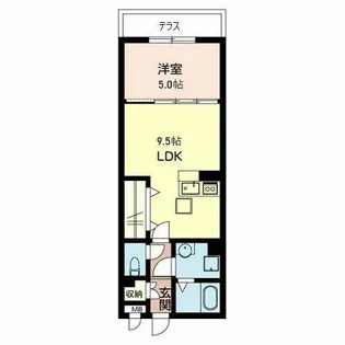 Biz STAY 石橋駅前【0102号室】の間取り