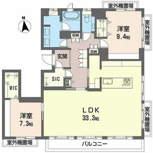 パーチェ三条菊鉾町【0301号室】の間取り