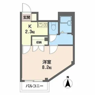 光陽マンションB【3階】の間取り