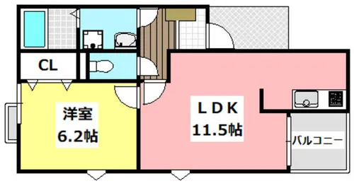 メゾンルミエール【3階】の間取り
