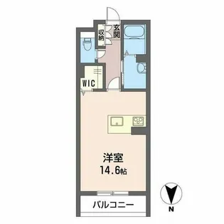 シャーメゾン深江橋【0205号室】の間取り