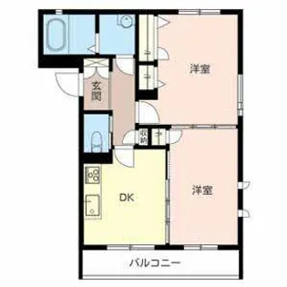 シャルマン シャンブル V【0205号室】の間取り