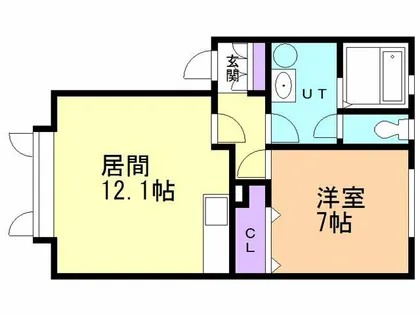 プレミアム港南【1-3号室】の間取り
