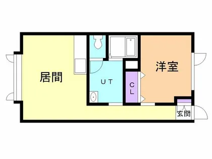 Fugaアルファ【101号室】の間取り