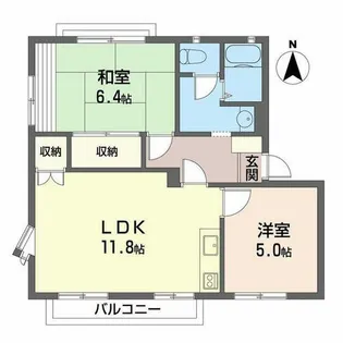 テクネ21【C205号室】の間取り