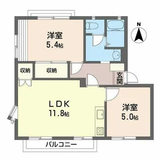 テクネ21【C205号室】の間取り