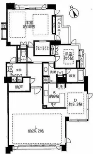 グランドヒルズ八事広路町【0501号室】の間取り