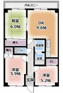 ケントマンション【2階】の間取り