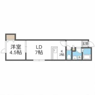 リヴエール【2階】の間取り