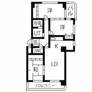 アルカディア5【2階】の間取り