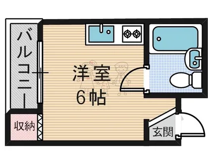 丸山ハイツ【3階】の間取り
