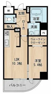 ジョイパーク鶴見【4階】の間取り