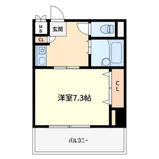 メロディーハイム美章園【6階】の間取り