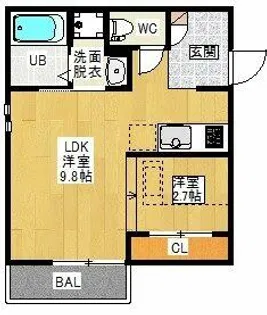 Grandtic伝馬町(グランティック伝馬町)【1階】の間取り