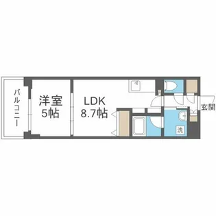 estageo関目高殿【3階】の間取り