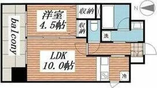 東桜コート【9階】の間取り