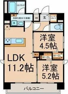 Z・R東別院【6階】の間取り