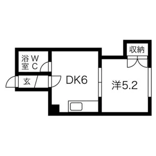 H&M川沿【3階】の間取り