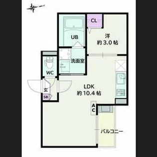 Jack korakuⅠ【3階】の間取り