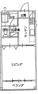 コーポ茨塚【203号室】の間取り