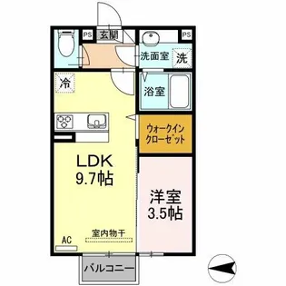 Recente浜町【2階】の間取り