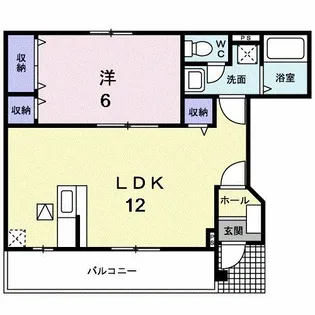スウィート・アンジュ【1階】の間取り