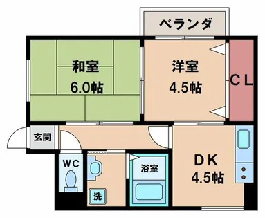サンヴィラ上之宮【3階】の間取り