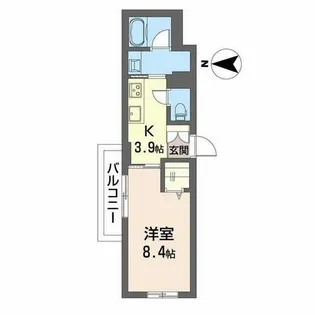 メゾン デュオール【0301号室】の間取り