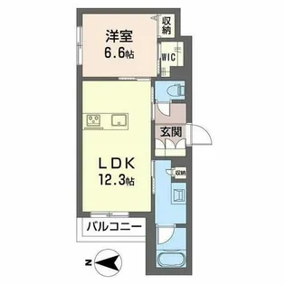 メゾン デュオール【0201号室】の間取り