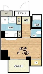エステムプラザ梅田WEST【10階】の間取り