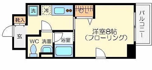 ラナップスクエア南森町NEXT STAGE【9階】の間取り