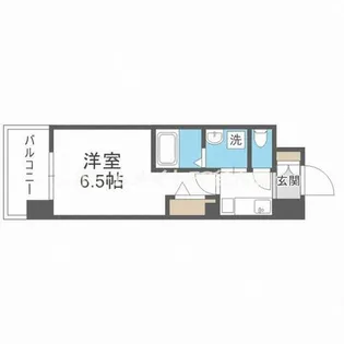 アスリート本町リバーウエスト【2階】の間取り