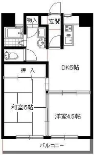 デュプロビル【4階】の間取り