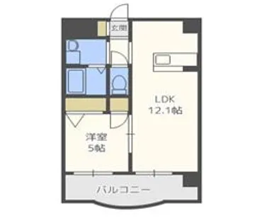 スタンドリバー博多駅南【10階】の間取り
